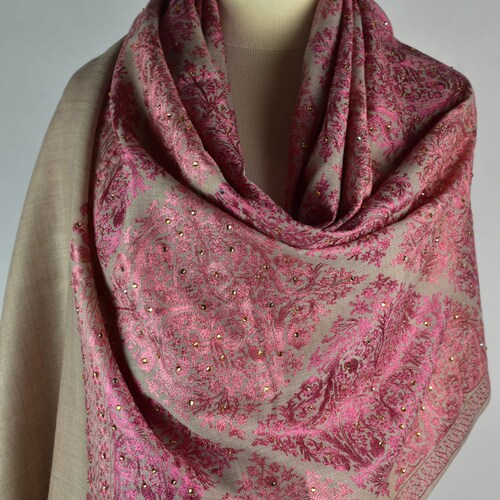 Wool Scarf, Scarves, Wool shops Shawl, Wool Wrap, Handmade Scarf, Woolen Shawl,