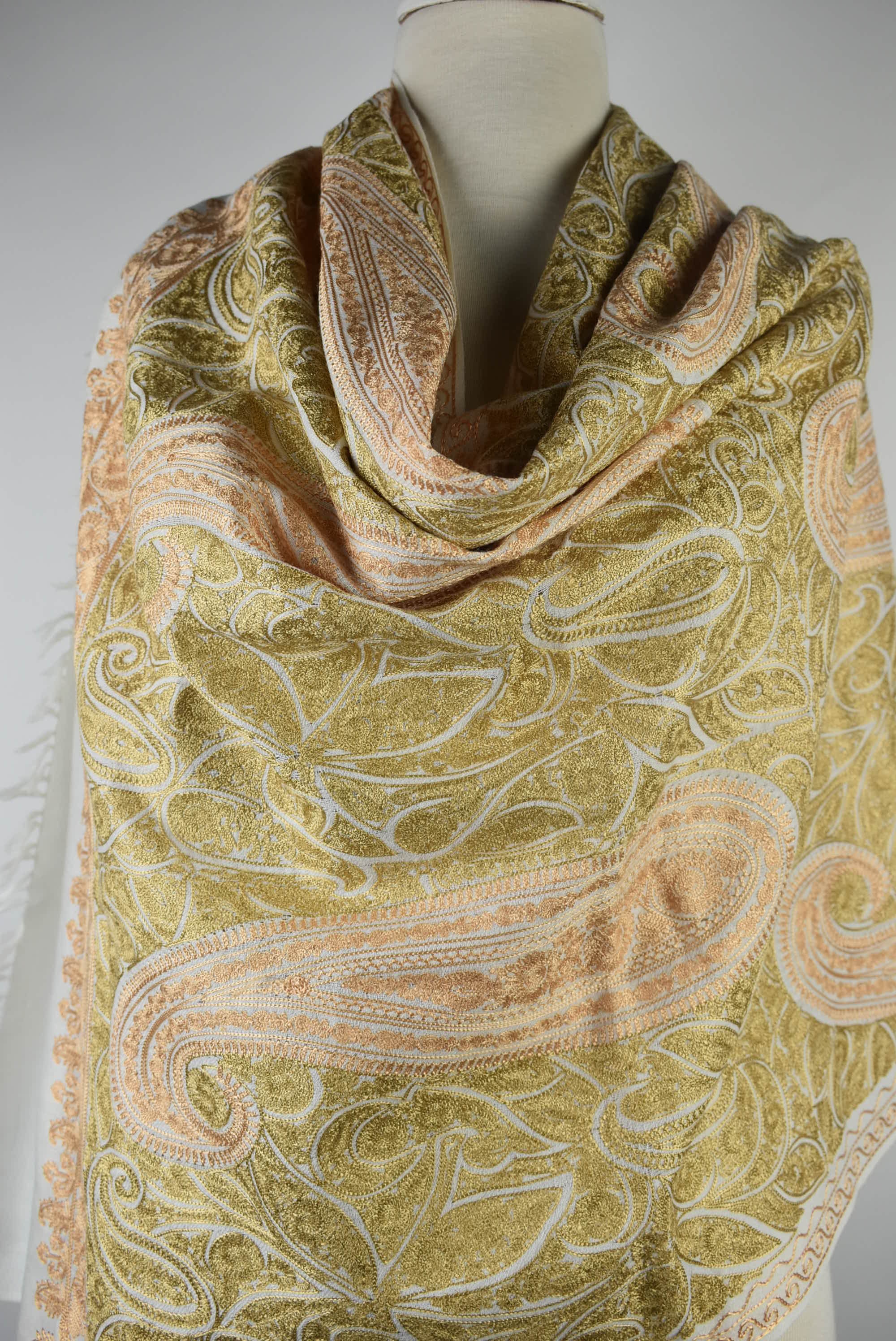 Wool Shawl Wrap Shawls and Wraps Embroidered Shawl Pashmina | Etsy