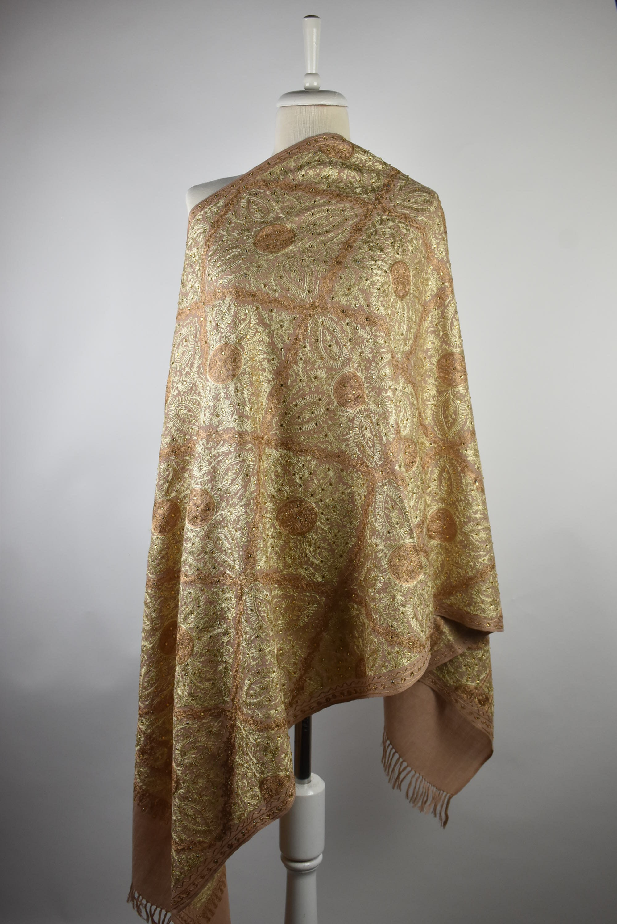 Pashmina Wedding Shawl Wool Scarf Shawl Wrap Embroidered Shawl | Etsy