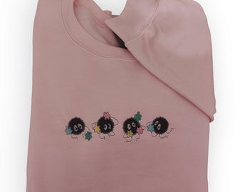 Sudadera bordada Pink Soot Spirites.