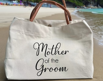 mother of the groom gift - mother of the bride tote bag Canvas tote bag Personalized wedding gifts-MTB5