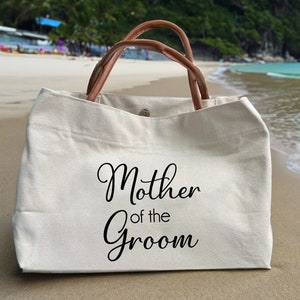 mother of the groom gift - mother of the bride tote bag Canvas tote bag Personalized wedding gifts-MTB5