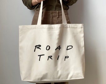 road trip tote bag- Customized canvas bag- personalised tote-RTP01