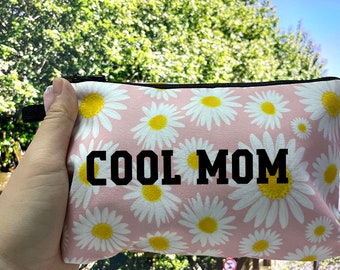 COOL mom makeup bags-personalized makeup bag for mom mothers day gift for her-mom to be gift-CM01