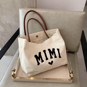 Mimi Tote bag -grandma gift -grandma birthday- grandma things -grandma tote bag -personalized gifts for Grandma -Grandma to be gift -GRAM10