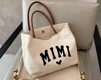 Mimi Einkaufstasche - Oma Geschenk - Oma Geburtstag - Oma Dinge - Oma Einkaufstasche - personalisierte Geschenke für Oma - Oma Geschenk - GRAM10