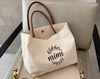 Mimi Tote bag -mothers day gift-personalized gifts for Grandma -Grandma to be gift -GRAM12