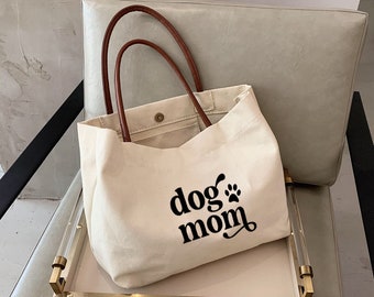 Hund Mama Einkaufstasche - personalisierte Geschenke für Hundemama Geburtstagsgeschenk personalisierte Einkaufstasche - MC532