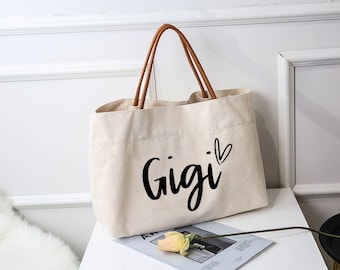 gigi tote bag -gift for gigi tote bag- gift for grandma-tote bag birthday gift for gigi -MOC10