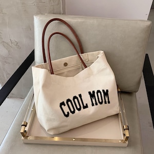 cool mom bag gifts for mom Tote bag birthday gift for mom -new mom gift -mothers day gift-mom to be gift CM3