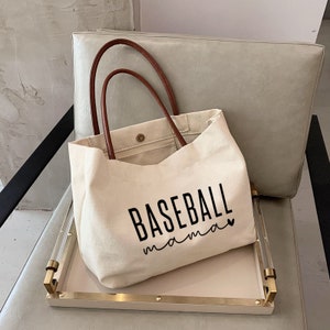 Baseball Mama Geschenk -Mama Einkaufstasche - Mama Geburtstagsgeschenk - Muttertagsgeschenk-Mom to be Geschenk IM6