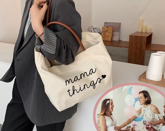 Mom gift-Mama things Tote bag-New Mom gift -personalized gifts for mom-New mom gift-mom life-mom personalized gift-mothers day gift-KUR3