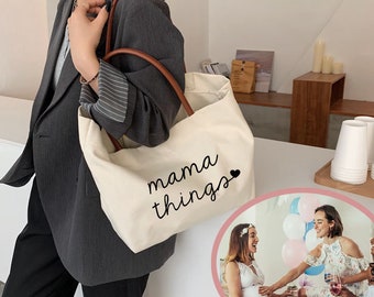 Mama things Tote bag-Mom gift -personalized gifts for mom-New mom gift-mom life-mom personalized gift-mothers day gift-KUR3