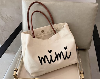 Mimi Tote bag - personalisiertes Geschenk für Oma - Geschenk für Oma - Geschenk für Oma - Oma sein - Geschenk für Oma - GRAM8