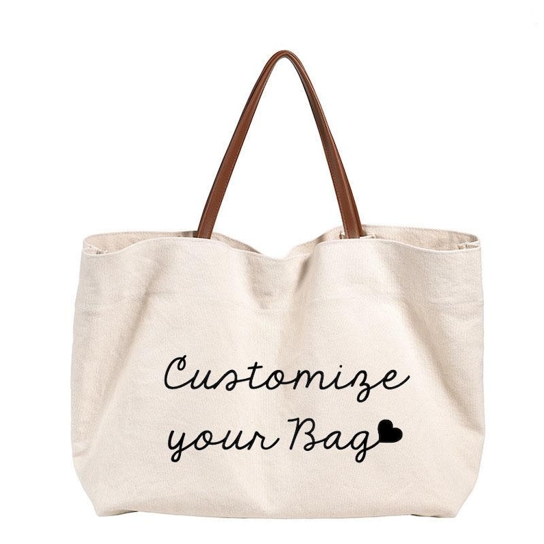 gigi things Tote bag -personalized grandma gift- mothers day gift for grandma-new grandma gift-gifts for grandma -KUR2 Personalize Beige