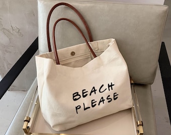 beach please bag-Sac de plage personnalisé, sac fourre-tout d'été personnalisé, sac en toile d'été, fourre-tout de plage, sacs fourre-tout personnalisés, girl trip-beach33