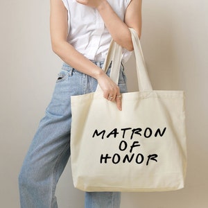 Matron of honor-gift for her- personalised tote-MOH-01