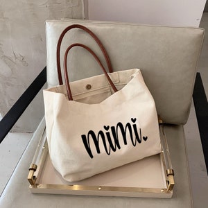 MIMI Tote bag - Geschenk für Oma - Oma Geburtstag - Oma Dinge personalisierte Geschenke für neue Oma - Oma Geschenk - GRAM24