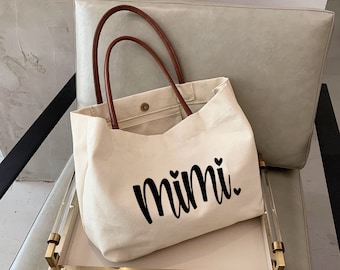 MIMI Tragetasche -Personalisierte Oma Geschenk -Oma Geburtstag - personalisierte Geschenke für neue Oma -Grandma to be Geschenk -GRAM24