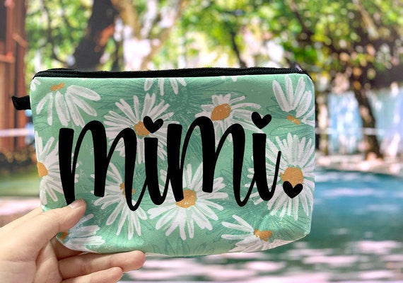 Mimi Kosmetiktasche Mit Spruch – Segeltuch, 23x17x5 Cm, 3D-Druck, Geschenk Für Oma