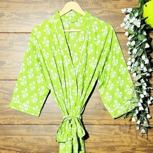 100% katoenen kimonobadjassen Mooie katoenen kimono-jurk Expresslevering kamerjas Katoenen kimono gratis verzending cadeau bruidsmeisjes Bestseller