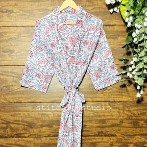 100% katoenen kimonobadjassen Mooie katoenen kimono-jurk Expresslevering kamerjas Katoenen kimono gratis verzending cadeau bruidsmeisjes Bestseller