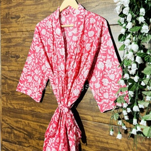 100% katoenen kimonobadjassen Mooie katoenen kimono-jurk Expresslevering kamerjas Katoenen kimono gratis verzending cadeau bruidsmeisjes Bestseller