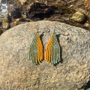 Mini Brook Trout Earrings, Fishing Gift