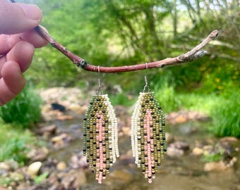 Big Rainbow Trout Dusters, Handmade, Beaded