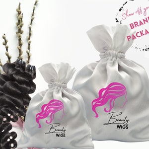satin bolsas with logo wholesale