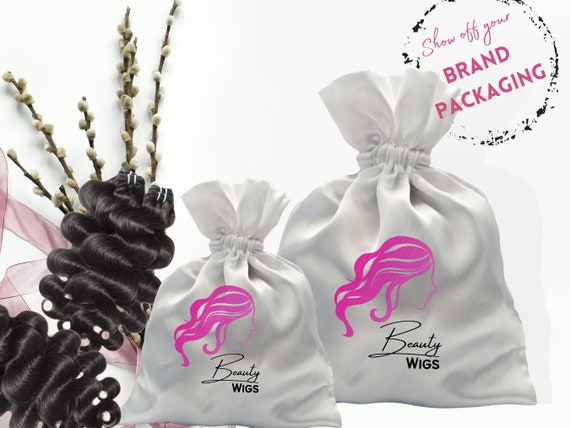 satin bolsas with logo wholesale