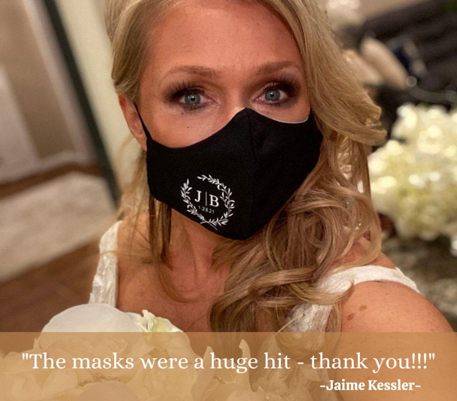 Bulk 30500 Wedding Guests Face mask Adjustable straps with Etsy