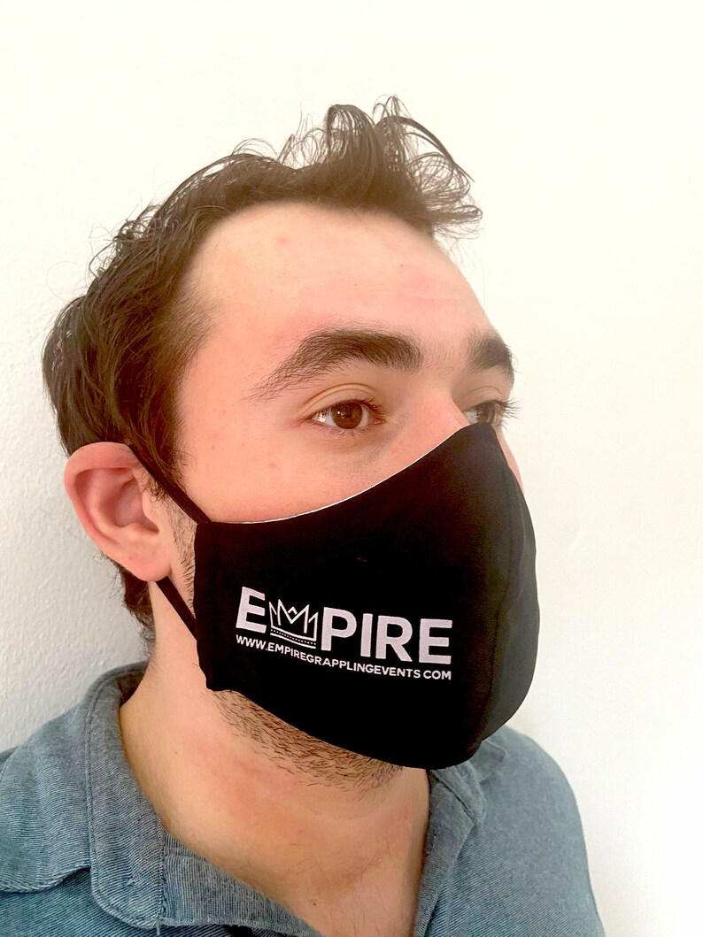 Face mask with company logo world wide Free Shipping made with Etsy