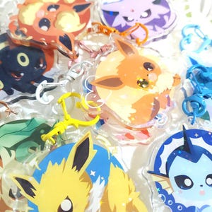 Eeveelution Keychains