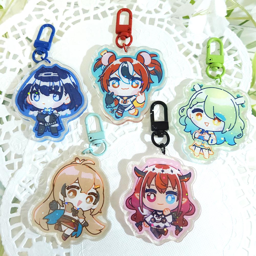 Hololive EN Keychains - Etsy