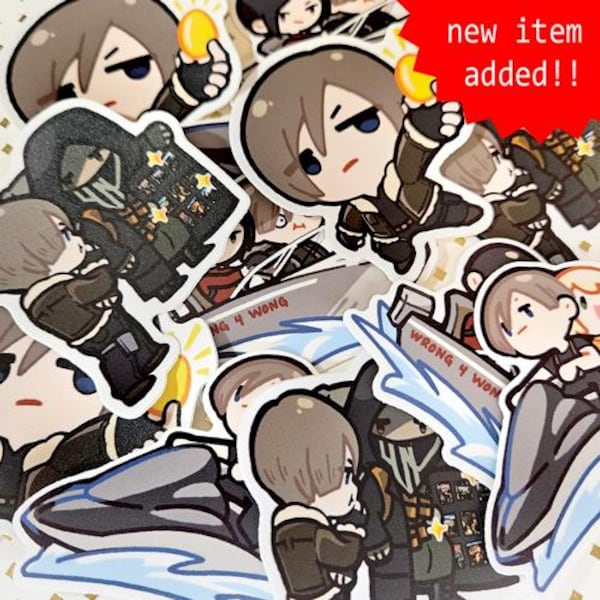 RE4 Vinyl Stickers