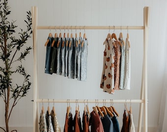 DIY Collapsible A frame Clothing Rack Build Plans Market Stall Step by Step Guide Downloadable PDF Instructions Etsy
