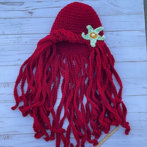 Ariel Costume, Little Mermaid Costume, Ariel wig, Ariel hat, Ariel hair,  Mermaid Wig, Halloween Costume, Princess