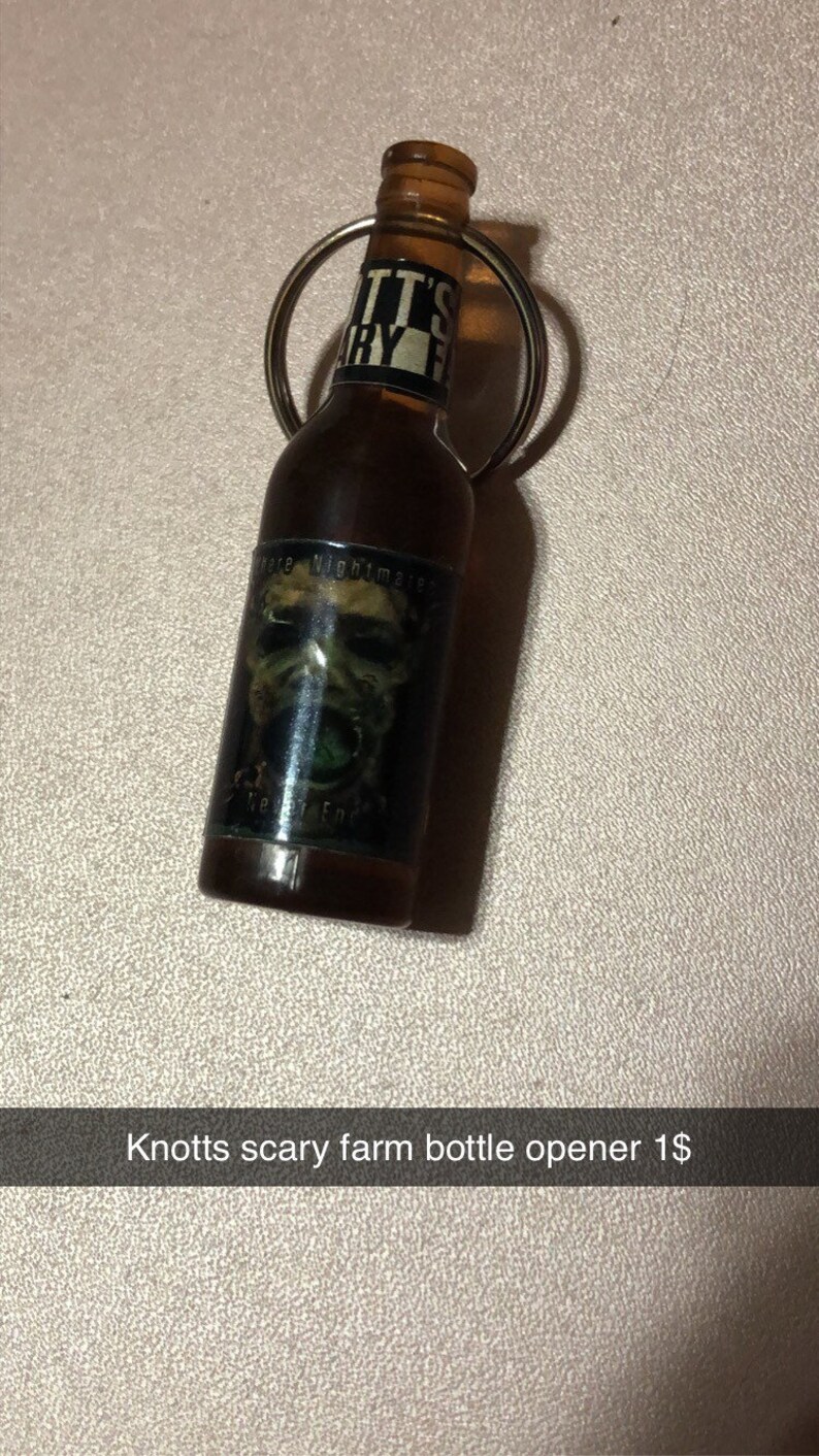 Knotts Scary Farm Bottle opener Pin