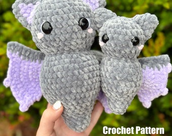 Crochet Amigurumi Bat Pattern Crochetgrove, Crochet Bat, Small Crochet Bat, Baby Bat Crochet Pattern