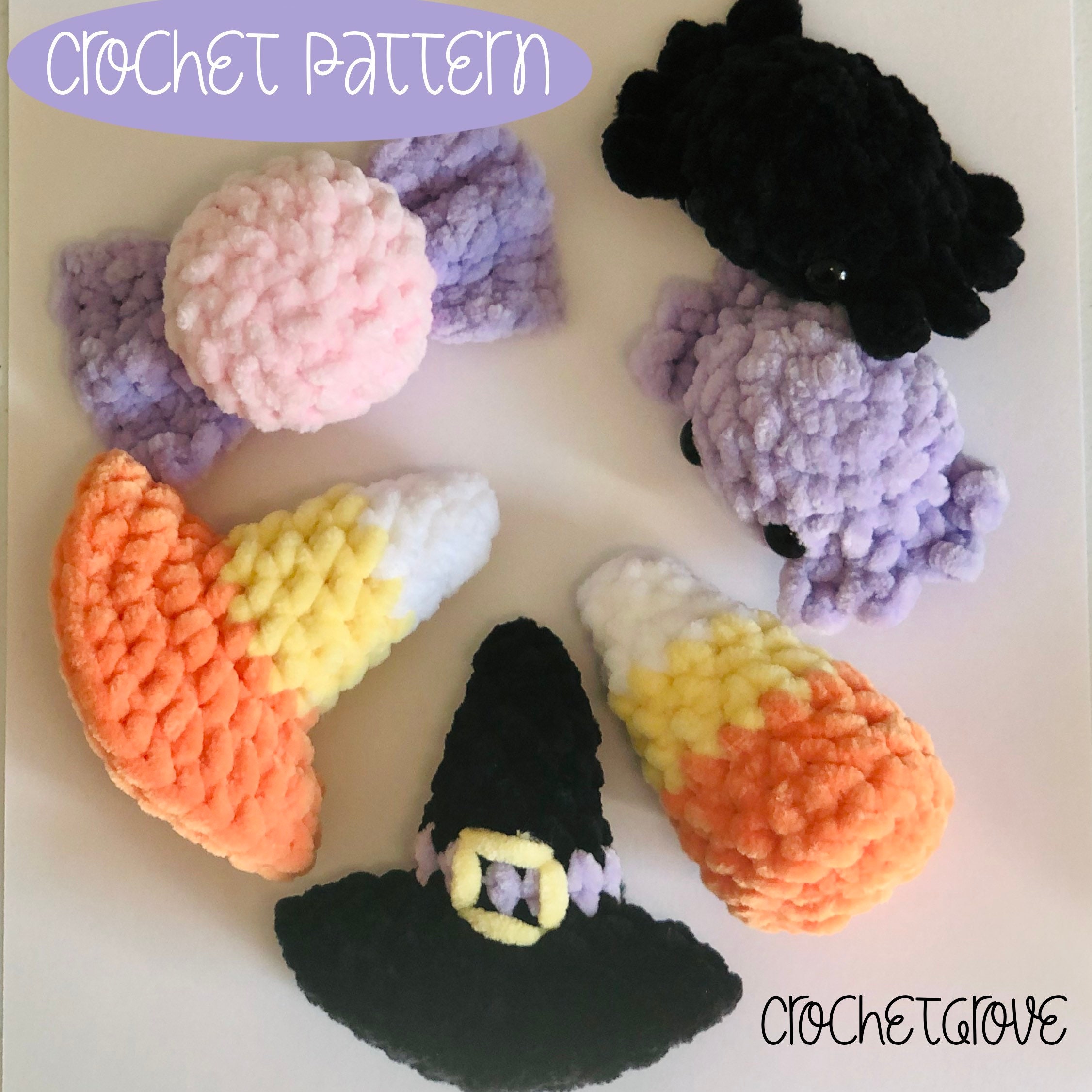 Gehäkelte No Sew Halloween Minis
