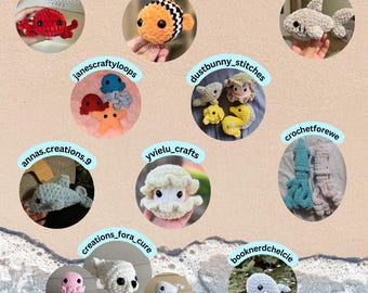 ☆大人気☆ ハンドメイド 編みぐるみ 〜海と陸の仲間たち〜 あみぐるみ 73 nami-shop ／ あみぐるみ作家 (@na.mi5618