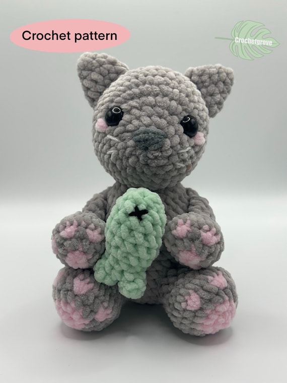 Pawed Kitty Pal Crochet Pattern Crochet Cat Pattern - Etsy Hong Kong