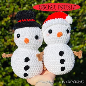 No Sew Snowman Crochet Pattern