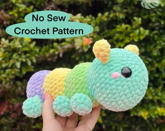 Crochet Caterpillar Pattern (medium size)