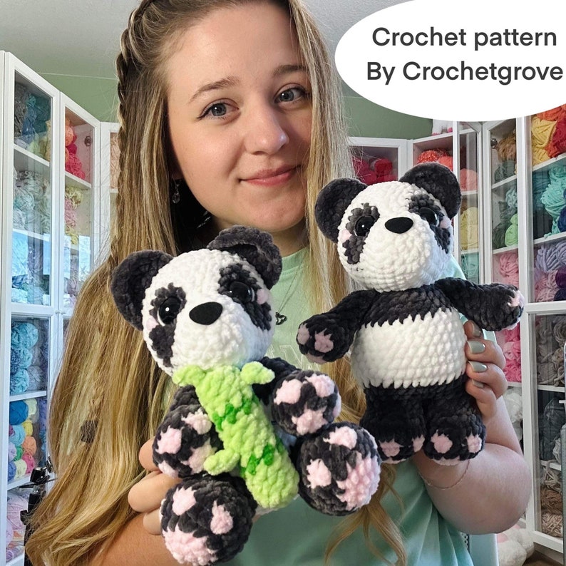 Crochet Bear pattern, Polar Bear, Panda Bear, Bee hive, Bucket Hat, Bamboo, Fish, Crochet Patterns, Amigurumi Crochet Pattern, Low Sew Croch image 4
