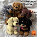 Dachshund Dog Crochet Pattern | Amigurumi Puppy Pattern | Digital PDF Download product logo