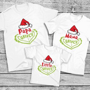 Grinch Family Christmas Shirts | Etsy
