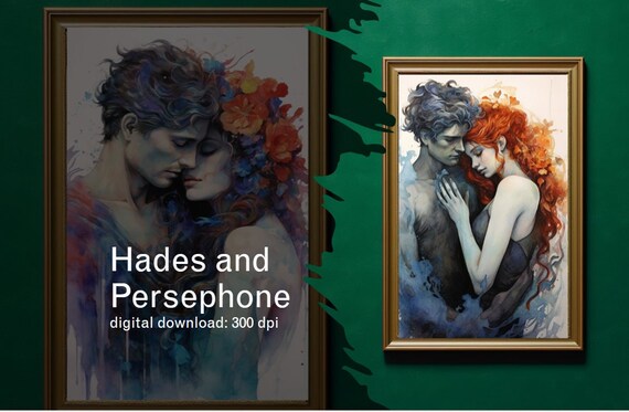 Hades and Persephone Digital Prints 'in (Instant Download) 