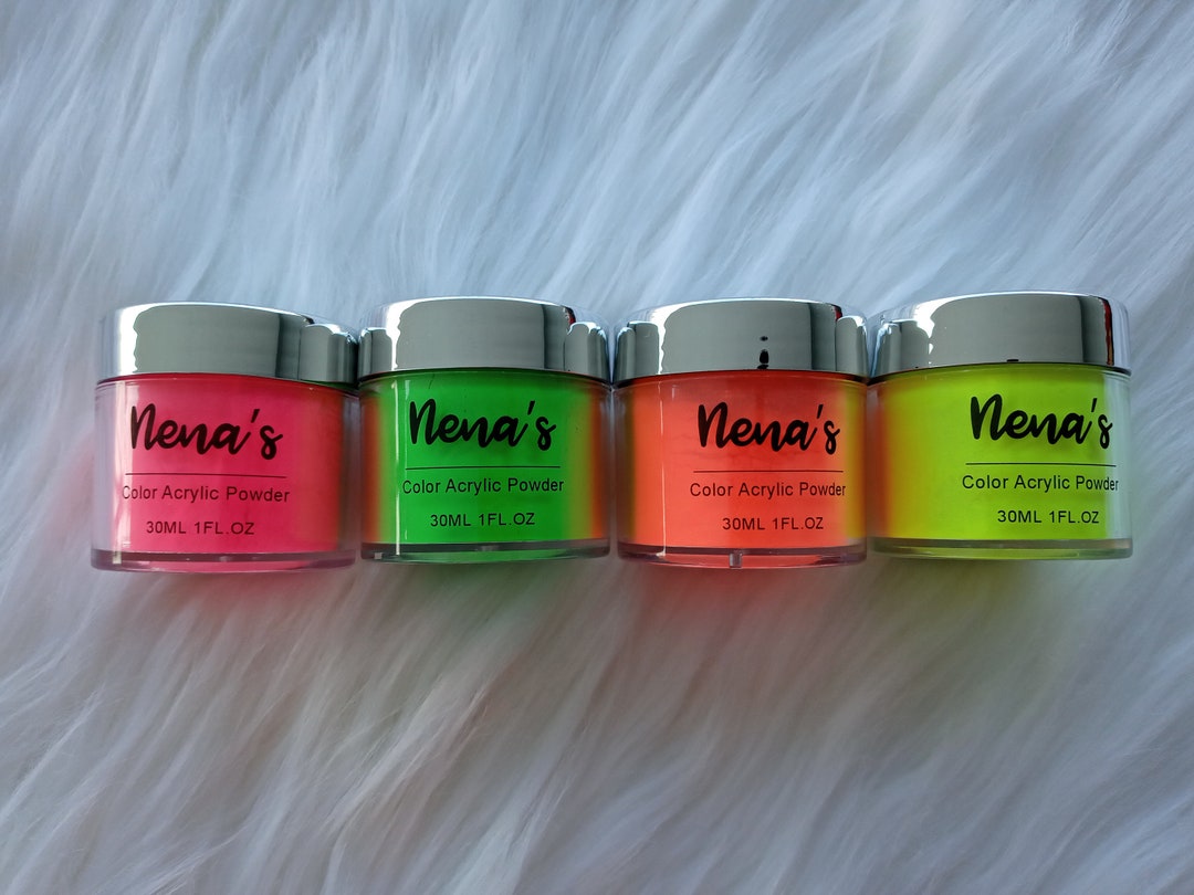 Neil's Powder Color New, Nena's Acrylic Powder Color Neon. - Etsy